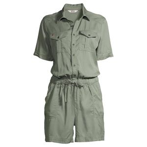EV1 from Ellen DeGeneres Short Sleeve Jumpsuit Romper